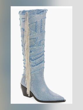 Azalea Wang Domingo Western Boot Women Size 6.5